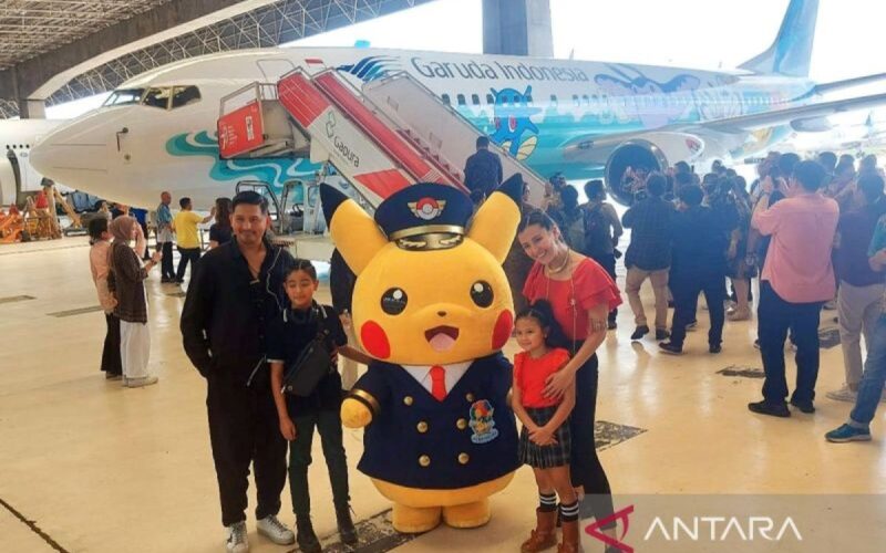Pesawat Pokemon dari Garuda Indonesia resmi diluncurkan pada Kamis