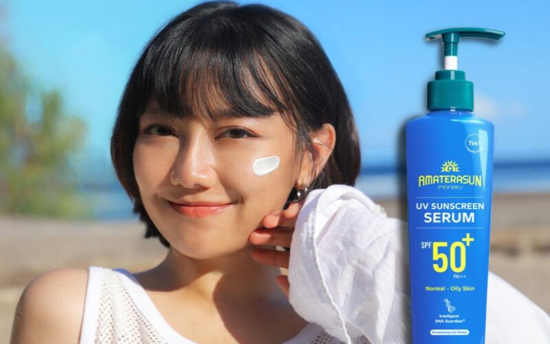 Amaterasun hadirkan UV Sunscreen Serum SPF 50+PA++ dalam kemasan baru